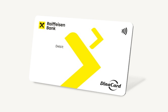 Dina debitna kartica Raiffeisen banka